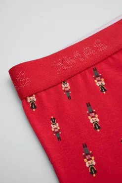 Pack bóxer y calcetines Navidad estampado cascanueces<Ysabel Mora Online