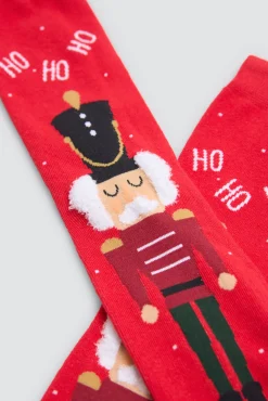 Pack bóxer y calcetines Navidad estampado cascanueces<Ysabel Mora Online