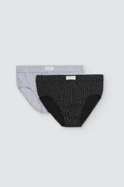 Pack de 2 slips estampados<Ysabel Mora