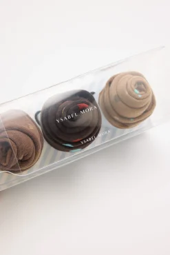Pack regalo 3 calcetines Chocolate muffins<Ysabel Mora Discount