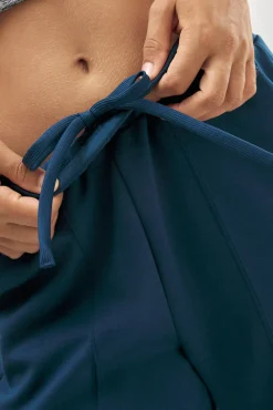 Pantalón jogger deportivo con bolsillos azul<Ysabel Mora Outlet