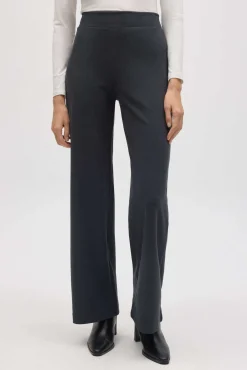 Pantalón recto con textura<Ysabel Mora New