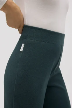 Pantalón recto con textura<Ysabel Mora Clearance