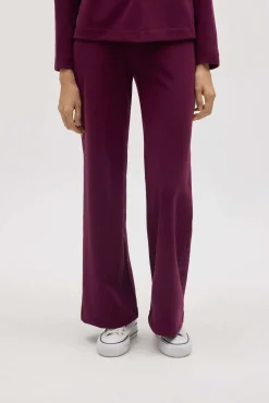 Pantalón recto con textura<Ysabel Mora New