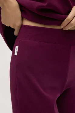 Pantalón recto con textura<Ysabel Mora New