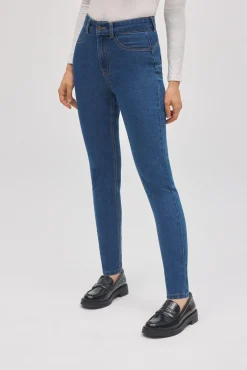 Pantalón vaquero efecto push-up azul<Ysabel Mora Sale