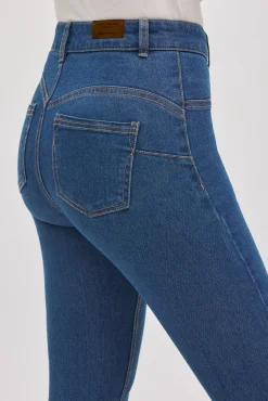 Pantalón vaquero efecto push-up azul<Ysabel Mora Sale