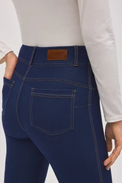 Pantalón vaquero elástico skinny marino<Ysabel Mora Online