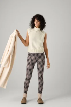 Pantalones estampado cuadros multicolor<Ysabel Mora Hot