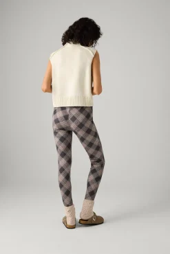 Pantalones estampado cuadros multicolor<Ysabel Mora Hot