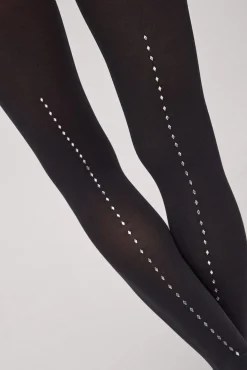 Panty con banda de brillos 70 denier<Ysabel Mora Outlet