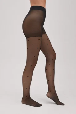 Panty estampado corazones 20 denier<Ysabel Mora Online