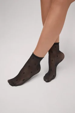 Panty tobillero estampado geométrico 20 denier<Ysabel Mora Discount