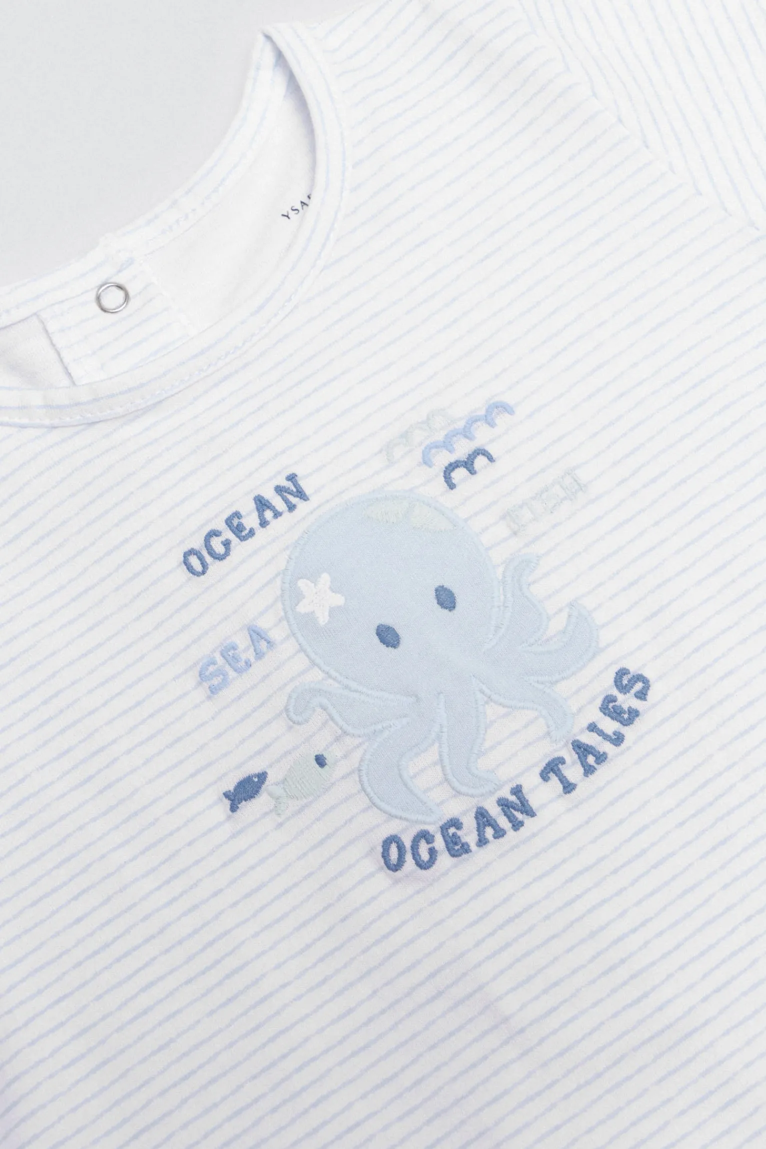 Pelele bebé corto Ocean Tales<Ysabel Mora New