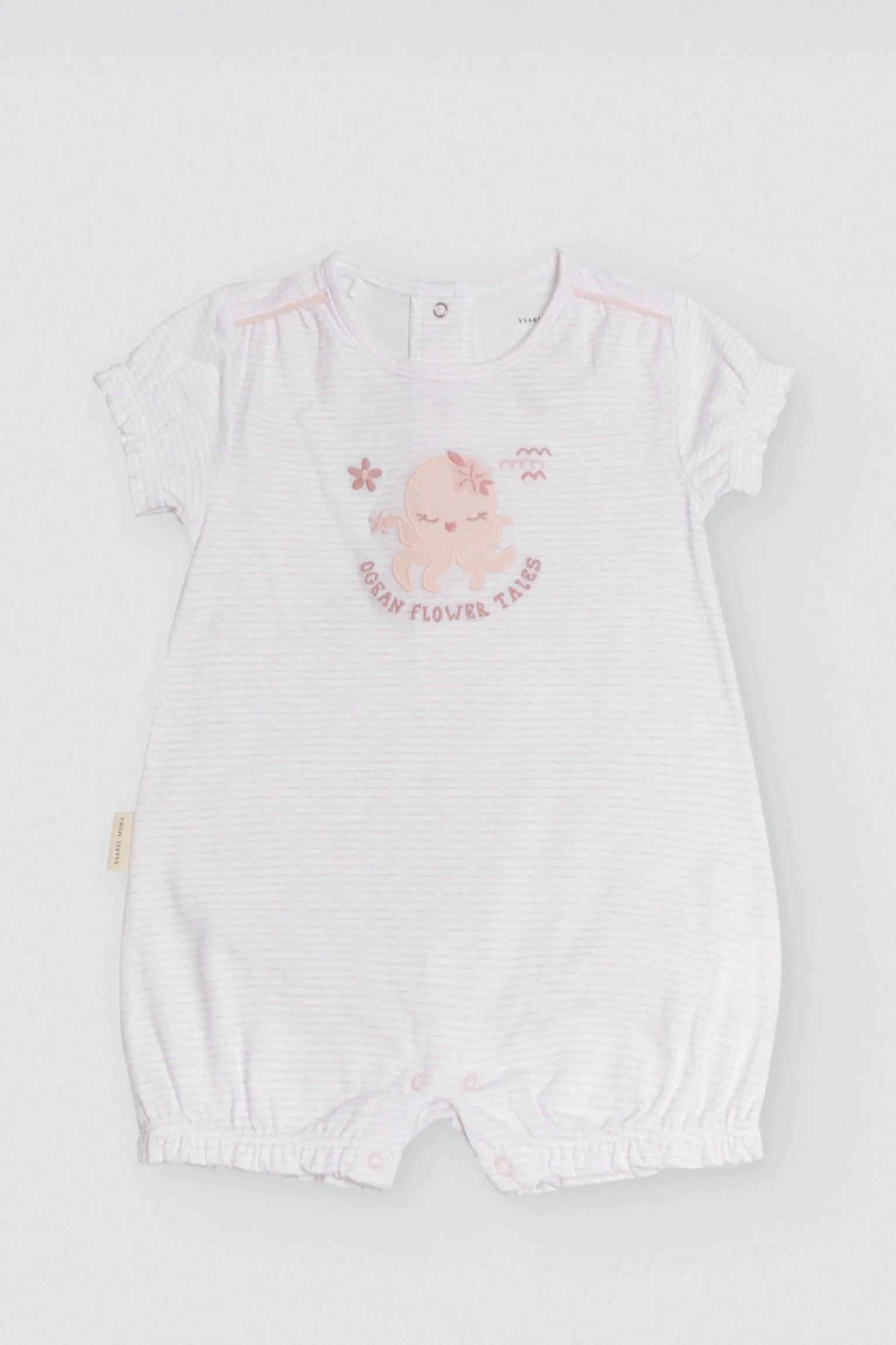 Pelele bebé corto Ocean Tales<Ysabel Mora