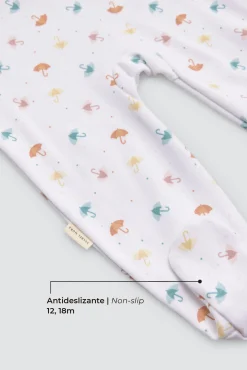 Pelele bebé manga larga estampado Rain<Ysabel Mora Outlet