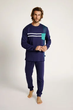 Pijama hombre estampado líneas | MUYDEMI<Ysabel Mora Best