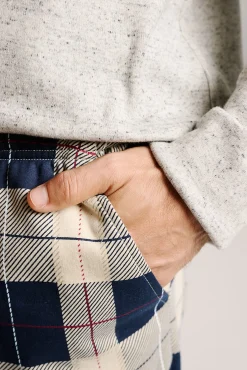 Pijama hombre largo pantalón cuadros Explorer | MUYDEMI<Ysabel Mora Sale