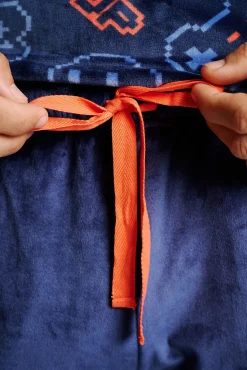 Pijama hombre terciopelo estampado Gamer | MUYDEMI<Ysabel Mora Online