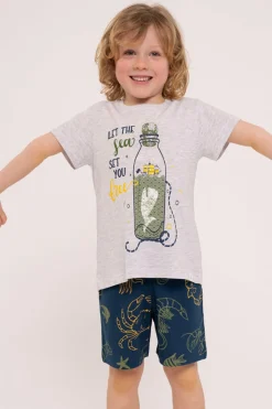 Pijama infantil corto algodón Let the Sea | MUYDEMI<Ysabel Mora Clearance