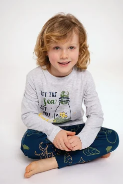 Pijama infantil largo algodón Let the Sea | MUYDEMI<Ysabel Mora Online