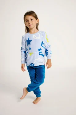 Pijama juvenil 10-16 años estampado azul | MUYDEMI<Ysabel Mora Discount