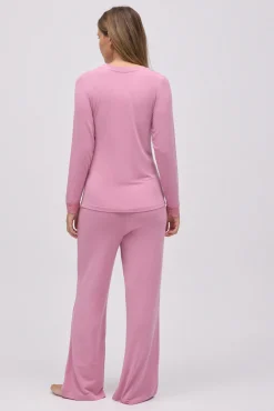 Pijama largo extra suave de modal pantalón ancho<Ysabel Mora Clearance