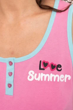 Pijama mujer corto algodón estampado Summer | MUYDEMI<Ysabel Mora New