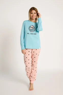 Pijama mujer largo estampado ovejas | MUYDEMI<Ysabel Mora Best