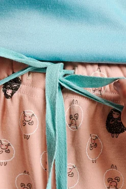 Pijama mujer largo estampado ovejas | MUYDEMI<Ysabel Mora Best