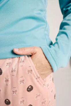 Pijama mujer largo estampado ovejas | MUYDEMI<Ysabel Mora Best