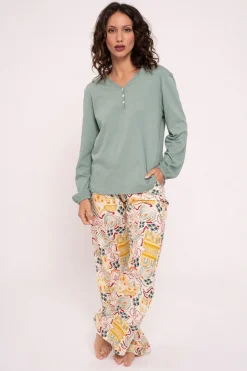 Pijama mujer largo estampado | MUYDEMI<Ysabel Mora Outlet
