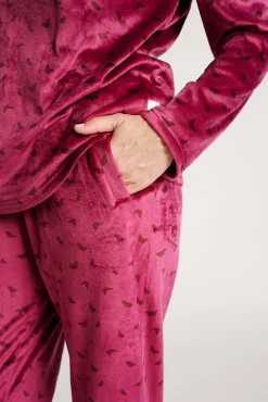Pijama mujer terciopelo estampado | MUYDEMI<Ysabel Mora Discount