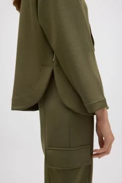 Sudadera con cuello fluida<Ysabel Mora Outlet