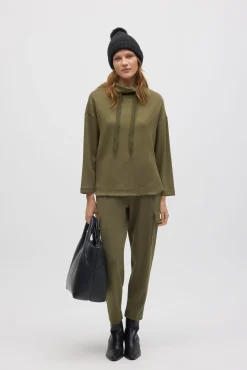 Sudadera con cuello fluida<Ysabel Mora Outlet