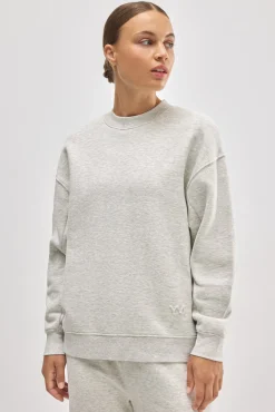 Sudadera cuello redondo con interior afelpado<Ysabel Mora New