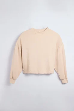 Sudadera mangas abullonadas fluida<Ysabel Mora Best