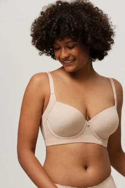 Sujetador con aro con relleno nude<Ysabel Mora Clearance