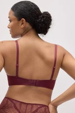 Sujetador con aro con relleno de encaje copas B y C<Ysabel Mora