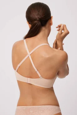 Sujetador con aro con relleno nude<Ysabel Mora