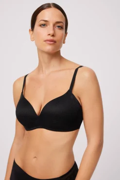 Sujetador con aro con relleno negro<Ysabel Mora