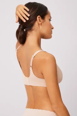 Sujetador con aro con relleno con cierre ancho<Ysabel Mora Clearance