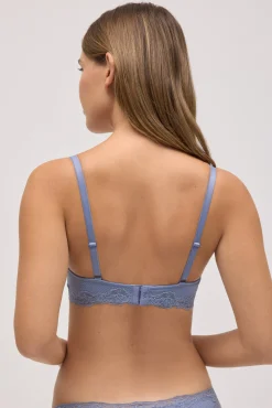 Sujetador con aro con relleno con encaje copas B y C<Ysabel Mora Sale