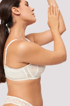 Sujetador con aro sin relleno encaje<Ysabel Mora Best