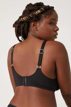 Sujetador con aro sin relleno algodón y modal negro<Ysabel Mora Discount