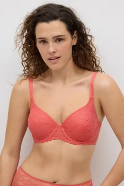 Sujetador de capacidad con aro con relleno encaje<Ysabel Mora New