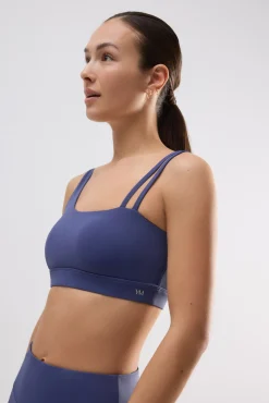 Sujetador deportivo asimétrico sujeción ligera marino<Ysabel Mora Sale