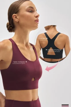 Sujetador deportivo Compressive detalle abertura<Ysabel Mora Outlet