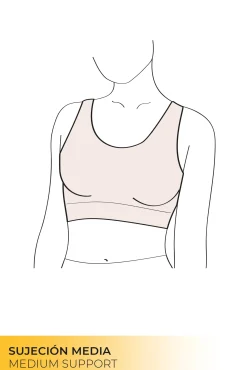 Sujetador deportivo espalda nadadora<Ysabel Mora Hot