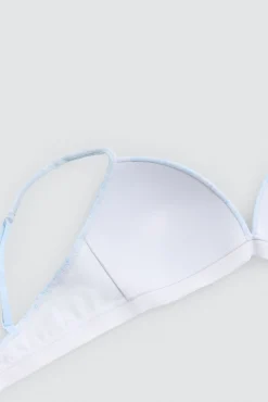 Sujetador juvenil algodón azul celeste<Ysabel Mora Online